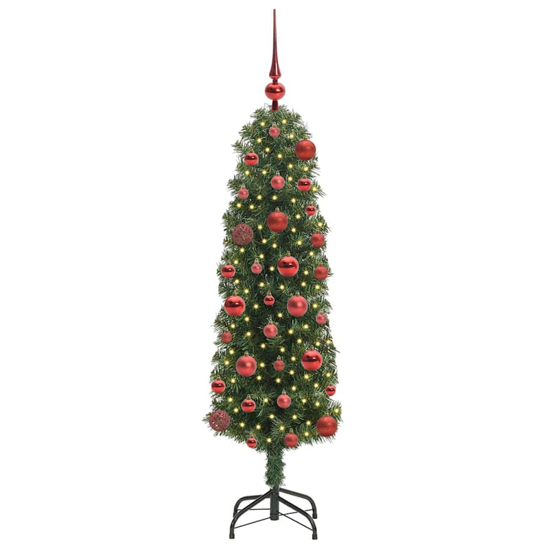 Load image into Gallery viewer, Vidaxl kunstkerstboom groen 120 cm pvc en staal en kunststof