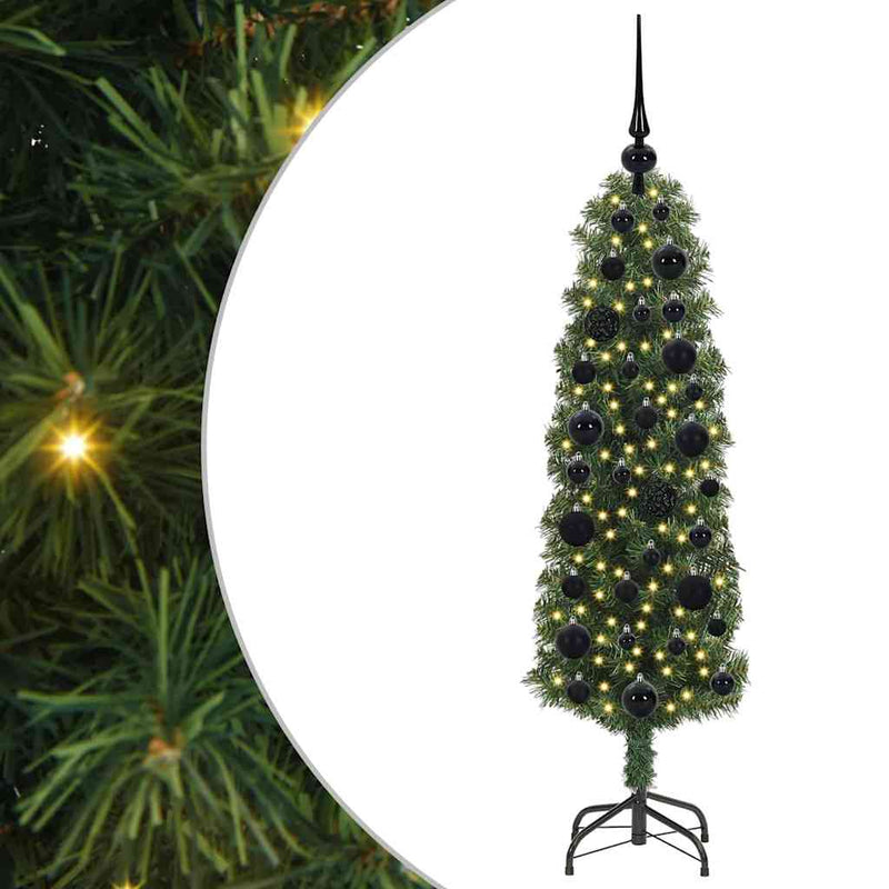 Load image into Gallery viewer, Vidaxl kunstkerstboom groen 120 cm pvc en staal en kunststof