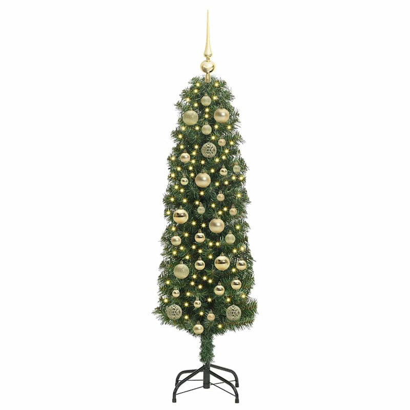 Load image into Gallery viewer, Vidaxl kunstkerstboom groen 120 cm pvc en staal en kunststof