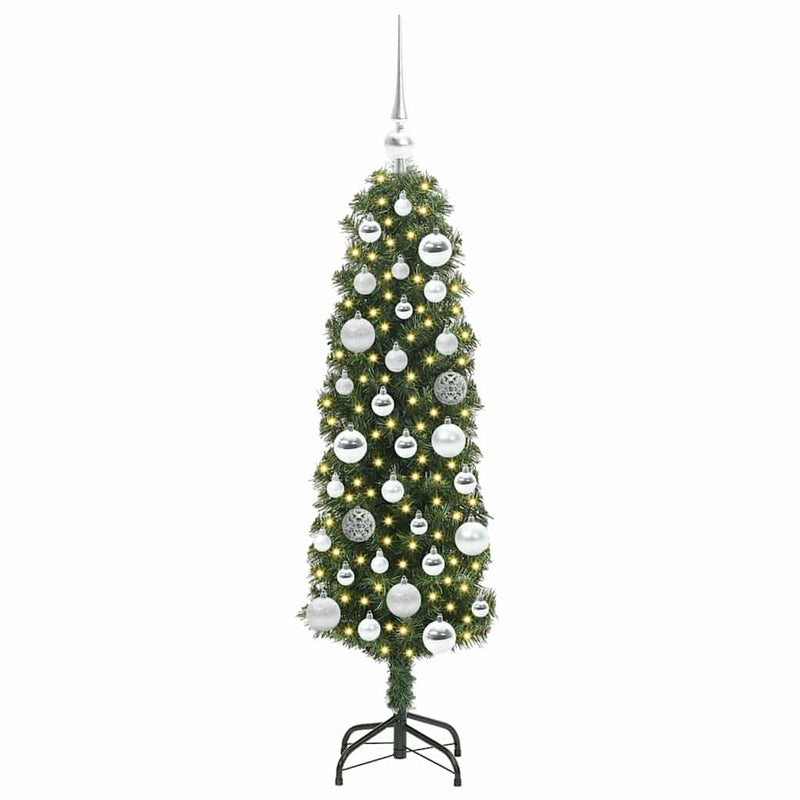 Load image into Gallery viewer, Vidaxl kunstkerstboom groen 120 cm pvc en staal en kunststof
