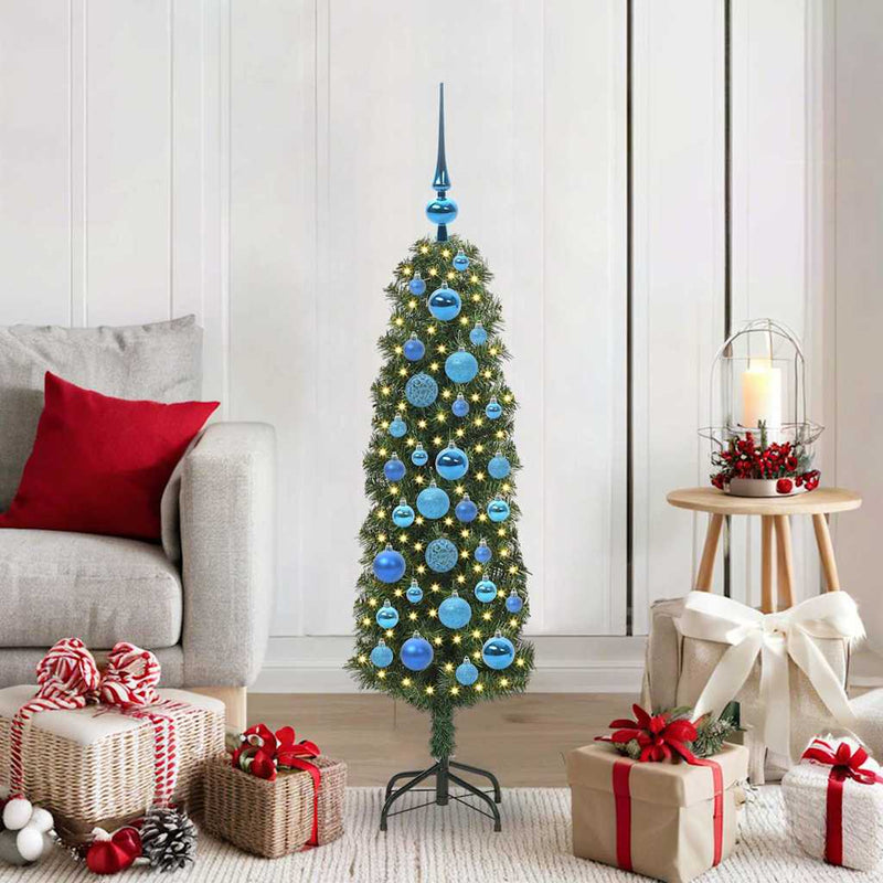Load image into Gallery viewer, Vidaxl kunstkerstboom groen 120 cm pvc en staal en kunststof