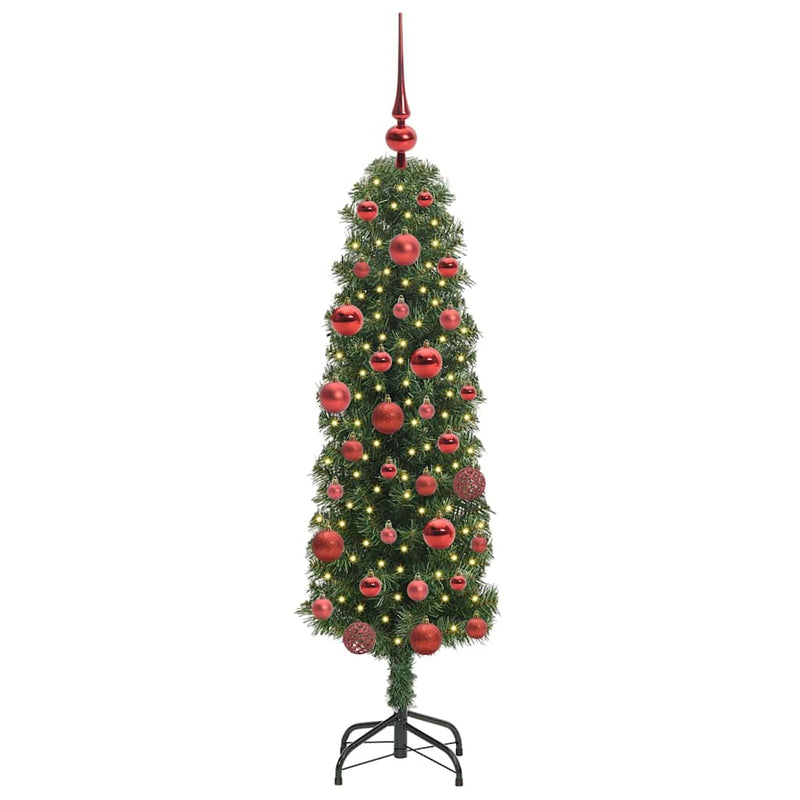 Load image into Gallery viewer, Vidaxl kunstkerstboom groen 150 cm pvc en staal en kunststof