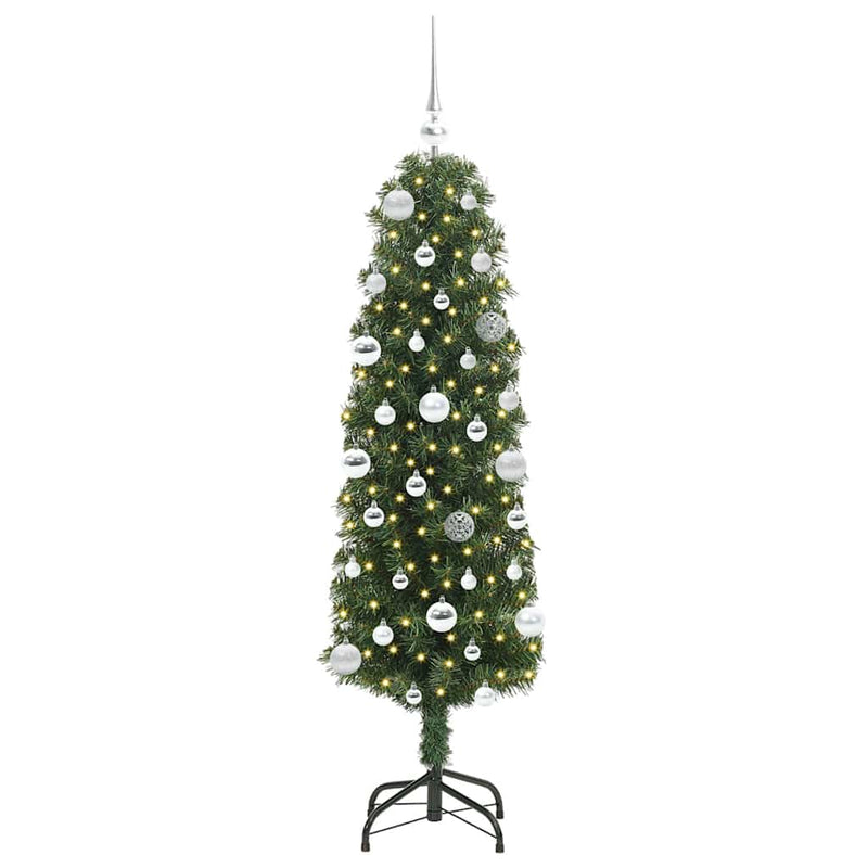 Load image into Gallery viewer, Vidaxl kunstkerstboom groen 150 cm pvc en staal en kunststof