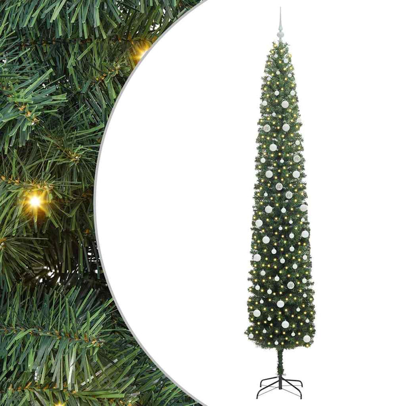 Load image into Gallery viewer, Vidaxl kunstkerstboom groen 300 cm pvc en staal en kunststof