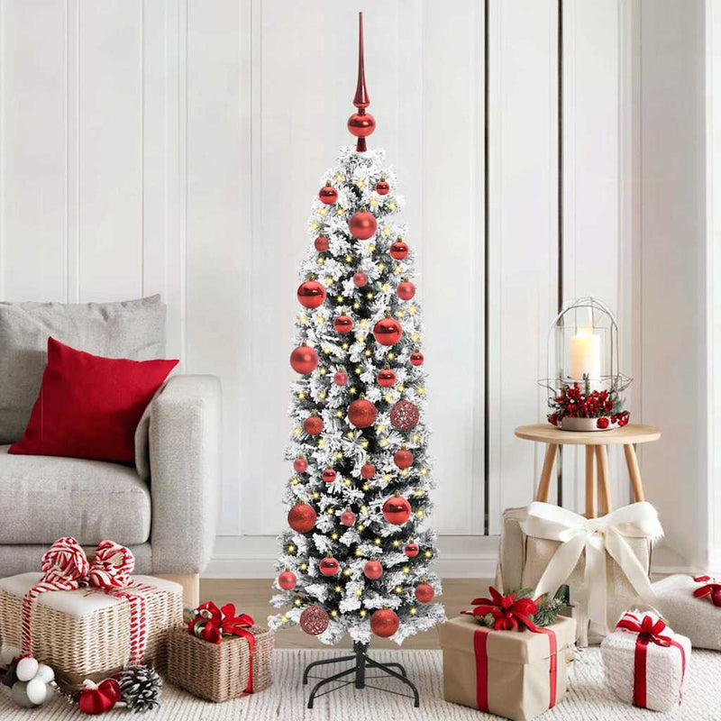 Load image into Gallery viewer, Vidaxl kunstkerstboom groen 150 cm pvc en staal en kunststof
