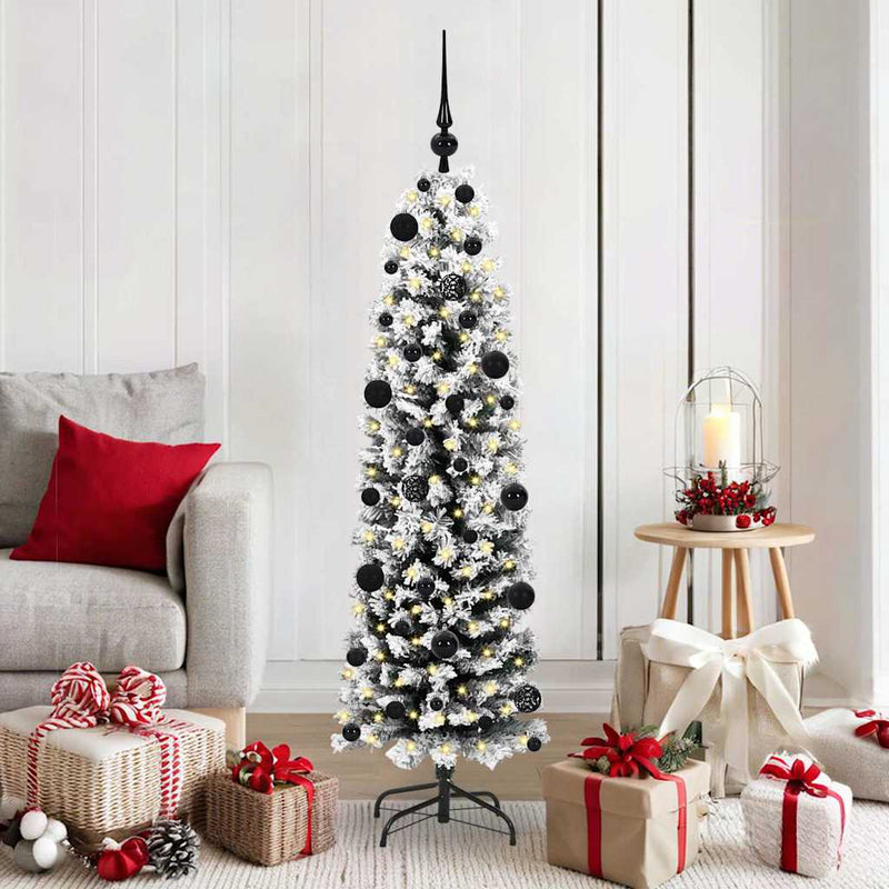 Load image into Gallery viewer, Vidaxl kunstkerstboom groen 150 cm pvc en staal en kunststof