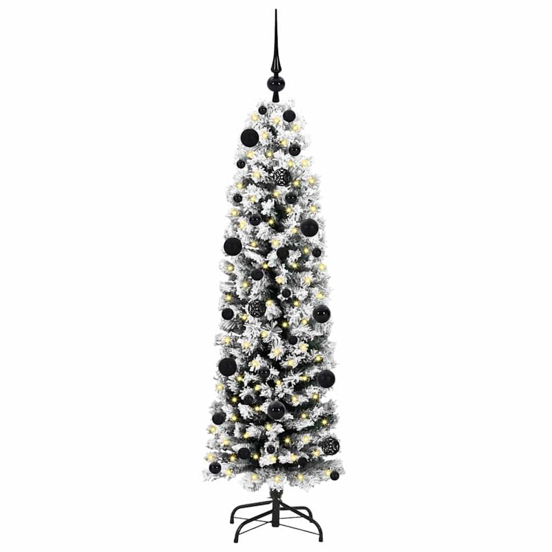 Load image into Gallery viewer, Vidaxl kunstkerstboom groen 150 cm pvc en staal en kunststof