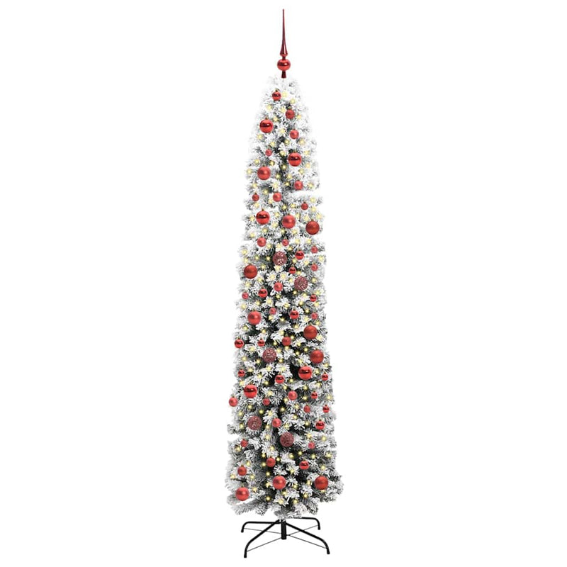 Load image into Gallery viewer, Vidaxl kunstkerstboom groen 180 cm pvc en staal en kunststof
