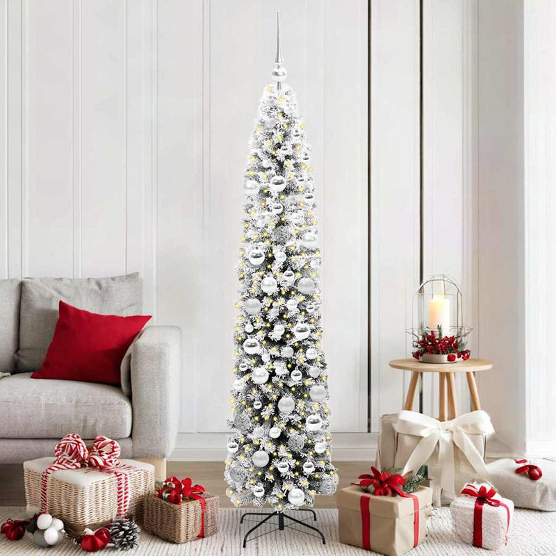 Load image into Gallery viewer, Vidaxl kunstkerstboom groen 180 cm pvc en staal en kunststof