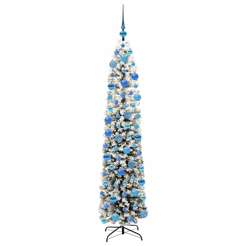 Load image into Gallery viewer, Vidaxl kunstkerstboom groen 180 cm pvc en staal en kunststof