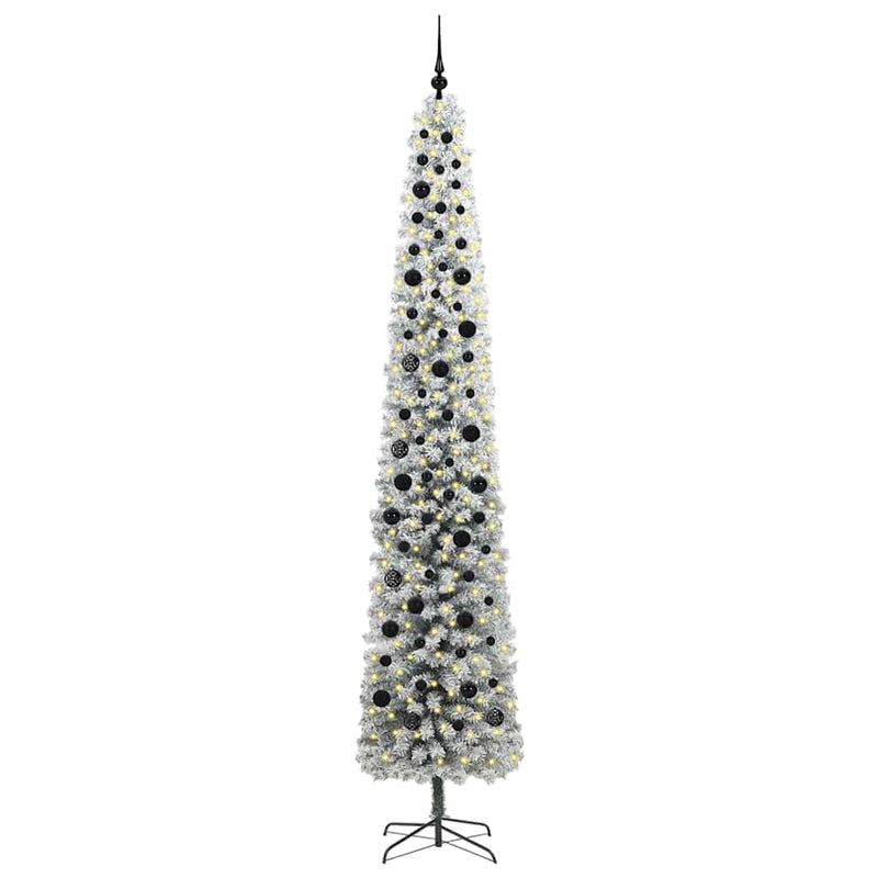 Load image into Gallery viewer, Vidaxl kunstkerstboom groen 270 cm pvc en staal en kunststof