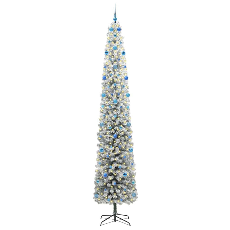 Load image into Gallery viewer, Vidaxl kunstkerstboom groen 300 cm pvc en staal en kunststof