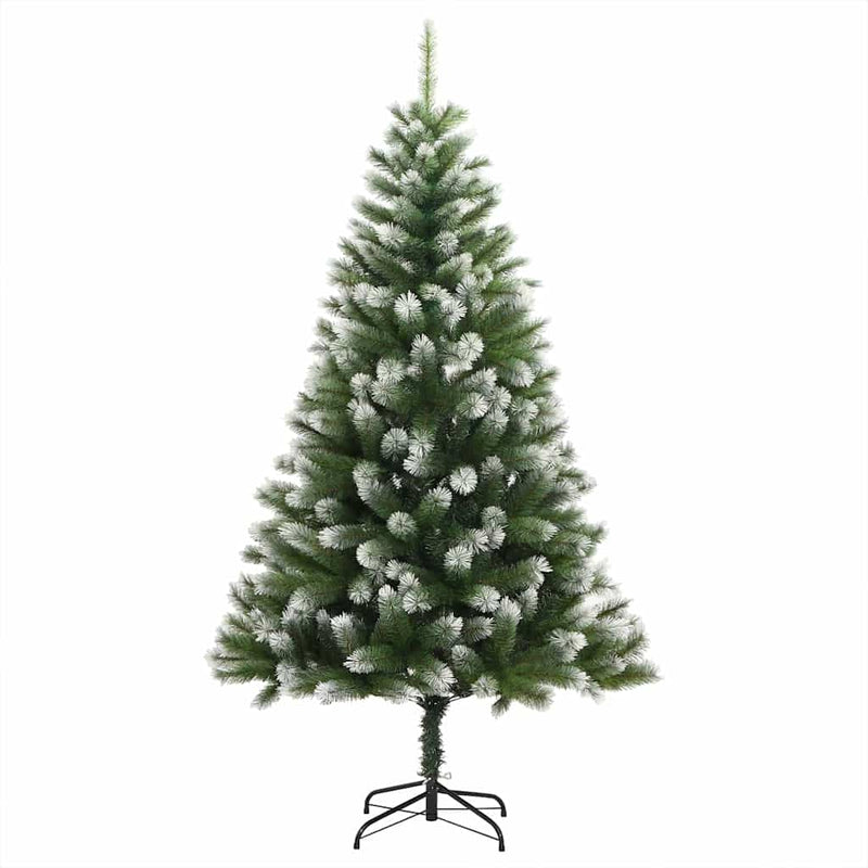 Load image into Gallery viewer, Vidaxl kunstmatige scharnierkerstboom met bedekte sneeuw 150 cm