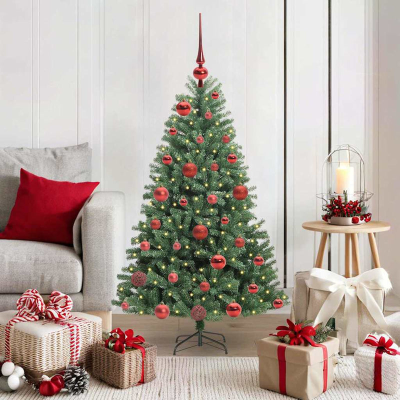 Load image into Gallery viewer, Vidaxl kunstmatige inklapbare kerstboom groen 120 cm pvc en metaal