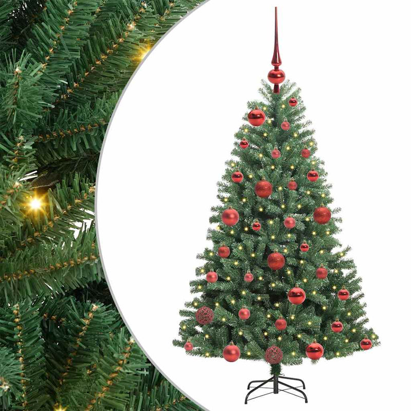 Load image into Gallery viewer, Vidaxl kunstmatige inklapbare kerstboom groen 120 cm pvc en metaal