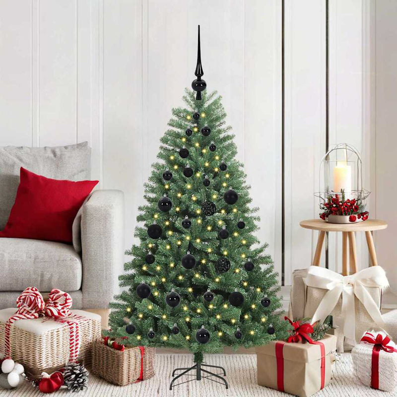 Load image into Gallery viewer, Vidaxl kunstmatige inklapbare kerstboom groen 120 cm pvc en metaal
