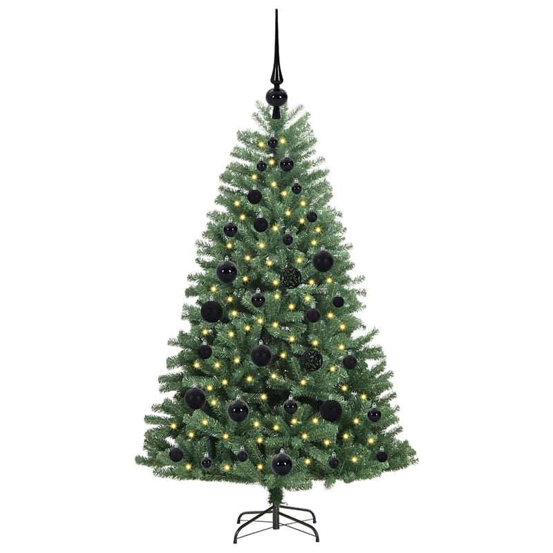 Load image into Gallery viewer, Vidaxl kunstmatige inklapbare kerstboom groen 120 cm pvc en metaal