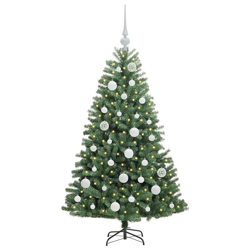 Load image into Gallery viewer, Vidaxl kunstmatige inklapbare kerstboom groen 120 cm pvc en metaal