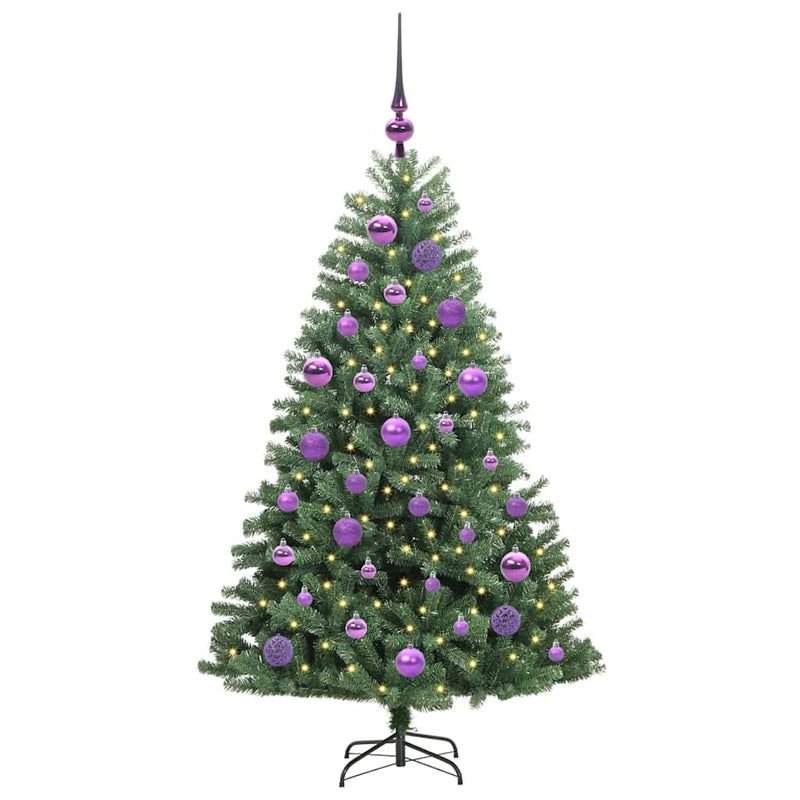 Load image into Gallery viewer, Vidaxl kunstmatige inklapbare kerstboom groen 120 cm pvc en metaal