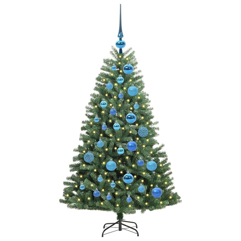 Load image into Gallery viewer, Vidaxl kunstmatige inklapbare kerstboom groen 120 cm pvc en metaal