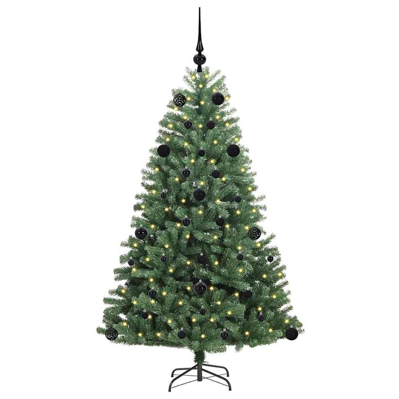 Load image into Gallery viewer, Vidaxl kunstmatige inklapbare kerstboom groen 150 cm pvc en metaal