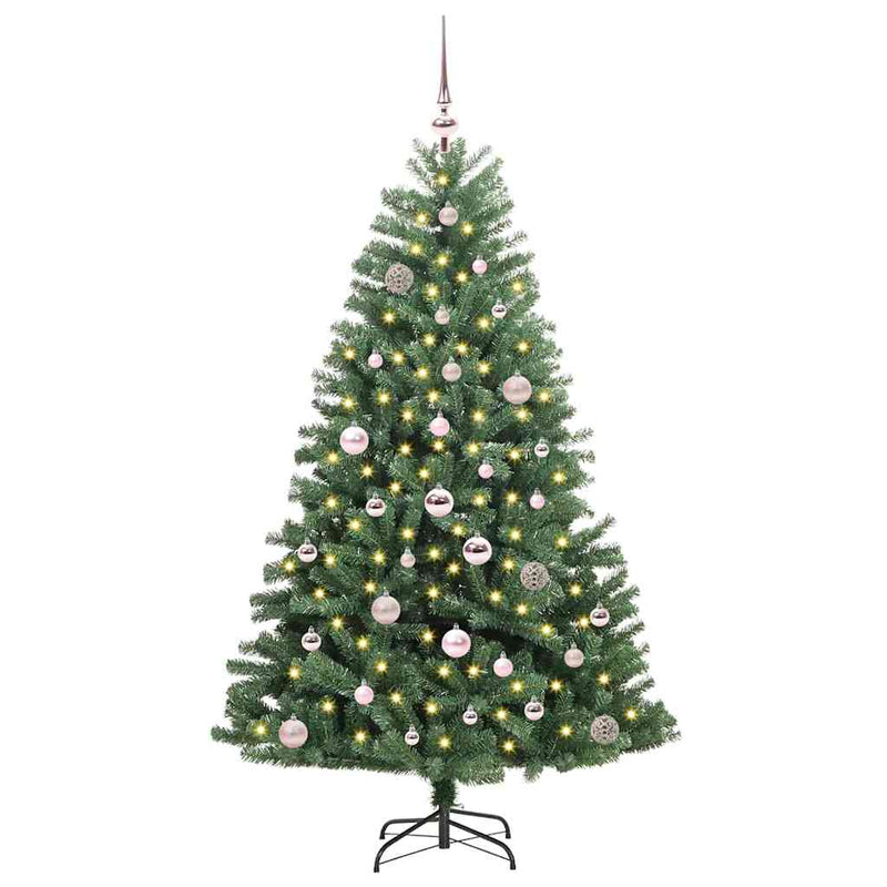 Load image into Gallery viewer, Vidaxl kunstmatige inklapbare kerstboom groen 150 cm pvc en metaal