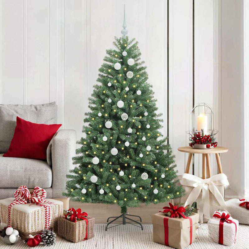 Load image into Gallery viewer, Vidaxl kunstmatige inklapbare kerstboom groen 150 cm pvc en metaal