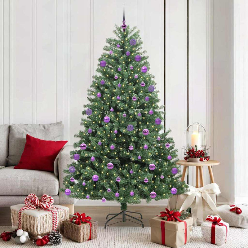 Load image into Gallery viewer, Vidaxl kunstmatige inklapbare kerstboom groen 180 cm pvc en metaal