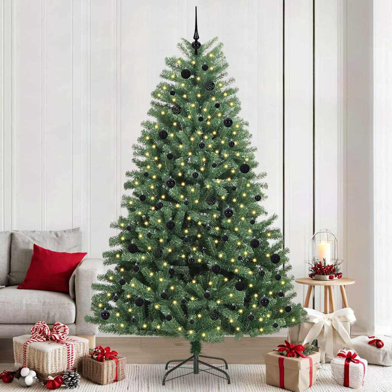 Load image into Gallery viewer, Vidaxl kunstmatige inklapbare kerstboom groen 240 cm pvc en metaal