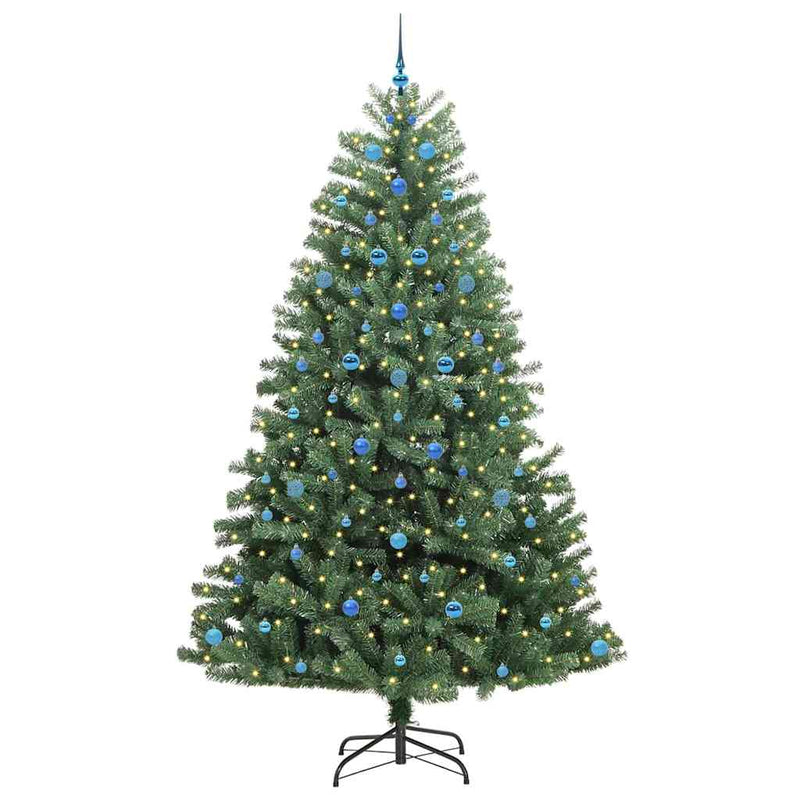 Load image into Gallery viewer, Vidaxl kunstmatige inklapbare kerstboom groen 240 cm pvc en metaal