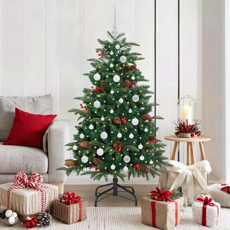 Load image into Gallery viewer, Vidaxl kunstkerstboom groen 150 cm pvc en metaal en plastic