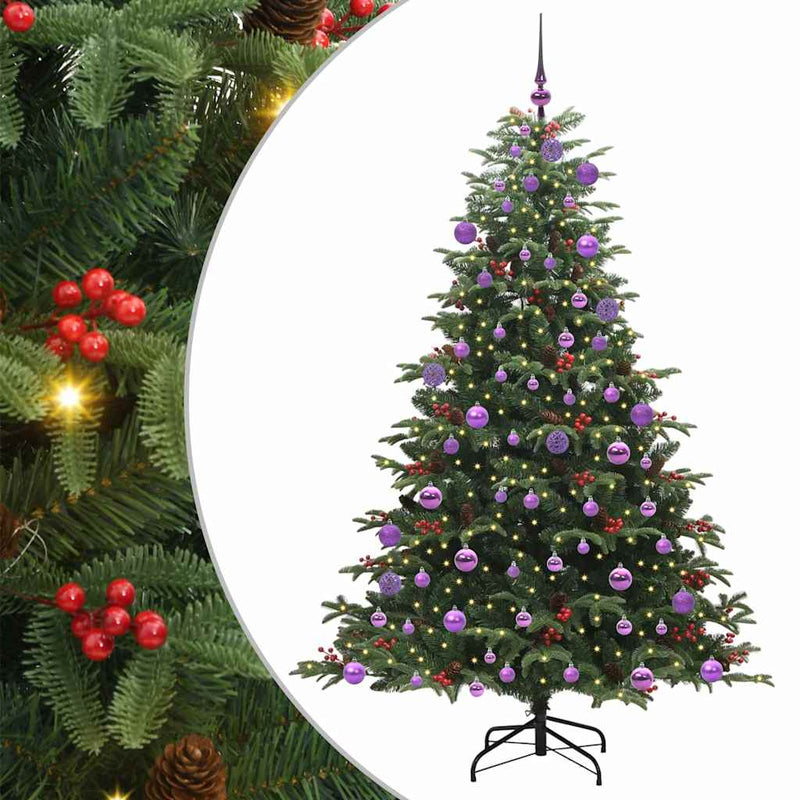 Load image into Gallery viewer, Vidaxl kunstkerstboom groen 180 cm pvc en metaal en plastic