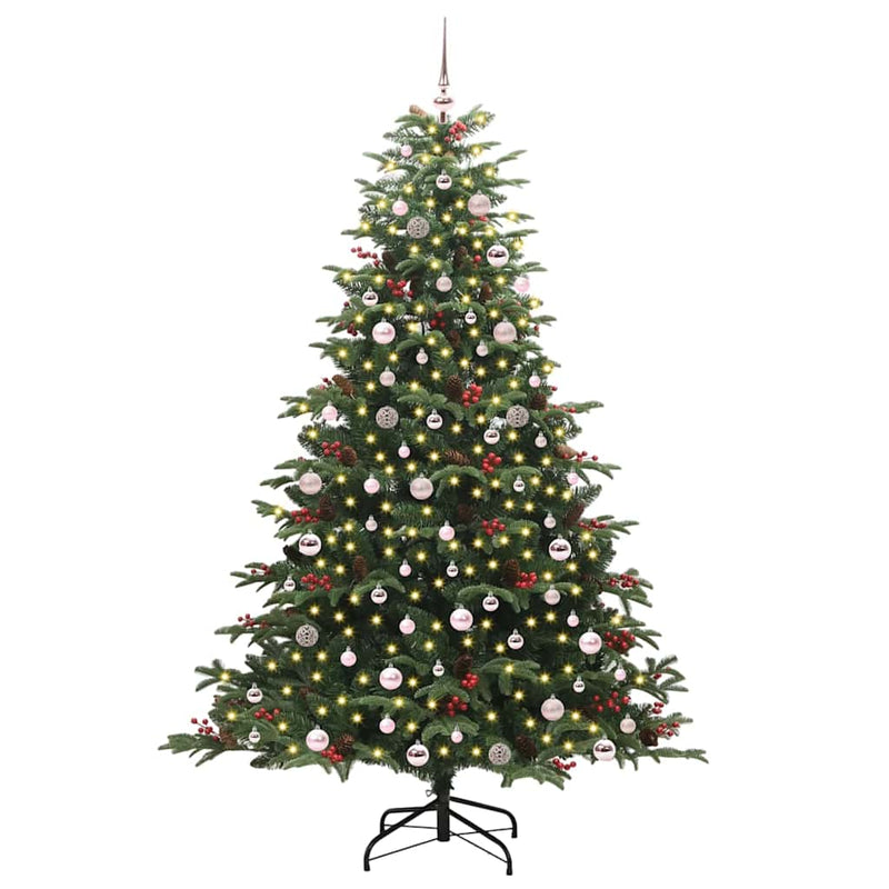 Load image into Gallery viewer, Vidaxl kunstkerstboom groen 240 cm pvc en metaal en plastic