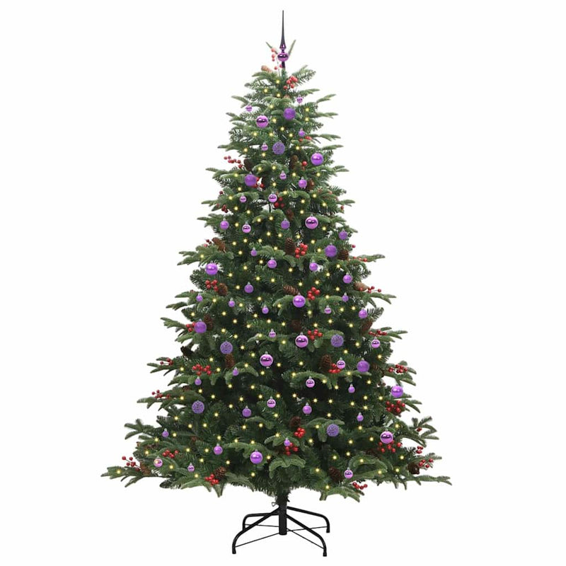 Load image into Gallery viewer, Vidaxl kunstkerstboom groen 240 cm pvc en metaal en plastic
