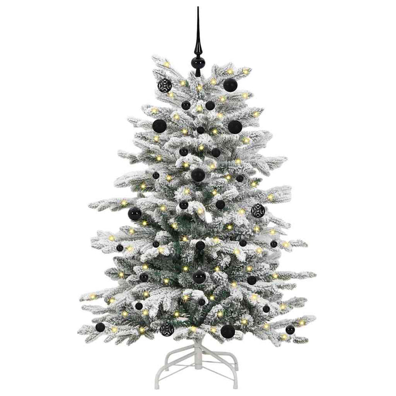 Load image into Gallery viewer, Vidaxl kunstmatige inklapbare kerstboom wit 150 cm pe en pvc