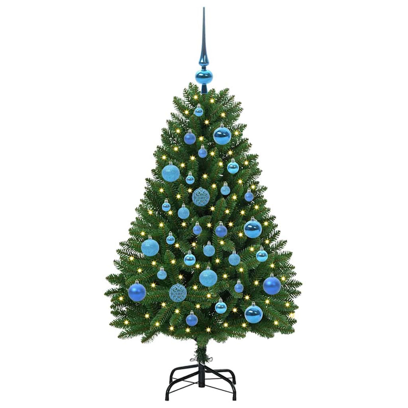Load image into Gallery viewer, Vidaxl kunstkerstboom met 150 led groen 120 cm pvc en metaal