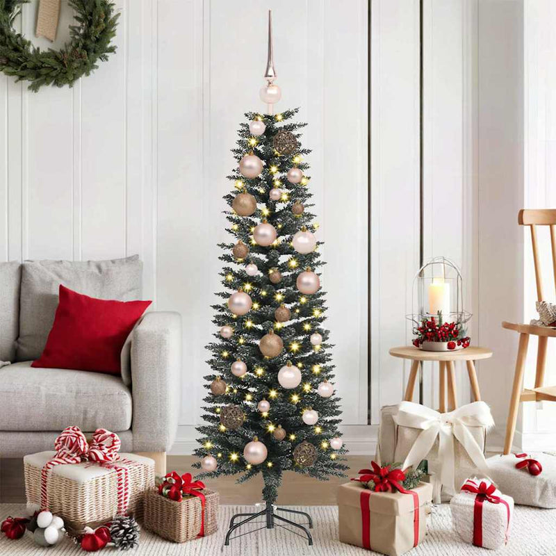 Load image into Gallery viewer, Vidaxl kunstkerstboom met 150 led groen 120 cm pvc en plastic en staal