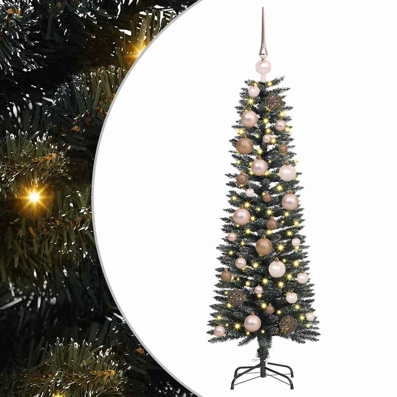 Load image into Gallery viewer, Vidaxl kunstkerstboom met 150 led groen 120 cm pvc en plastic en staal