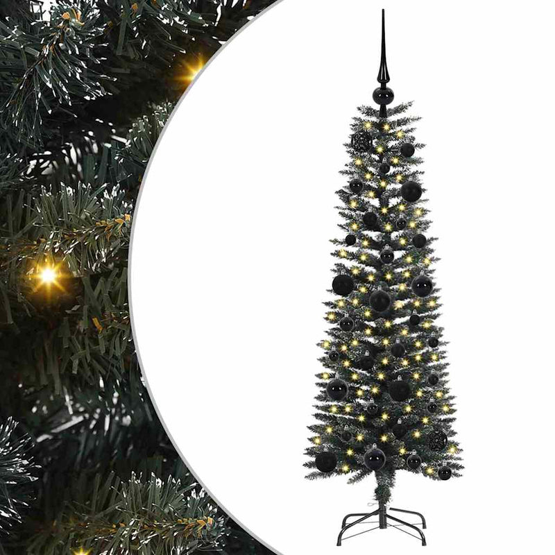 Load image into Gallery viewer, Vidaxl kunstkerstboom met 150 led groen 120 cm pvc en plastic en staal