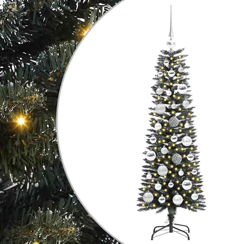 Load image into Gallery viewer, Vidaxl kunstkerstboom met 150 led groen 120 cm pvc en plastic en staal