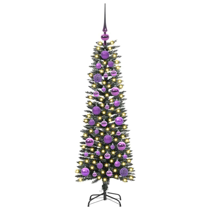 Load image into Gallery viewer, Vidaxl kunstkerstboom met 150 led groen 120 cm pvc en plastic en staal
