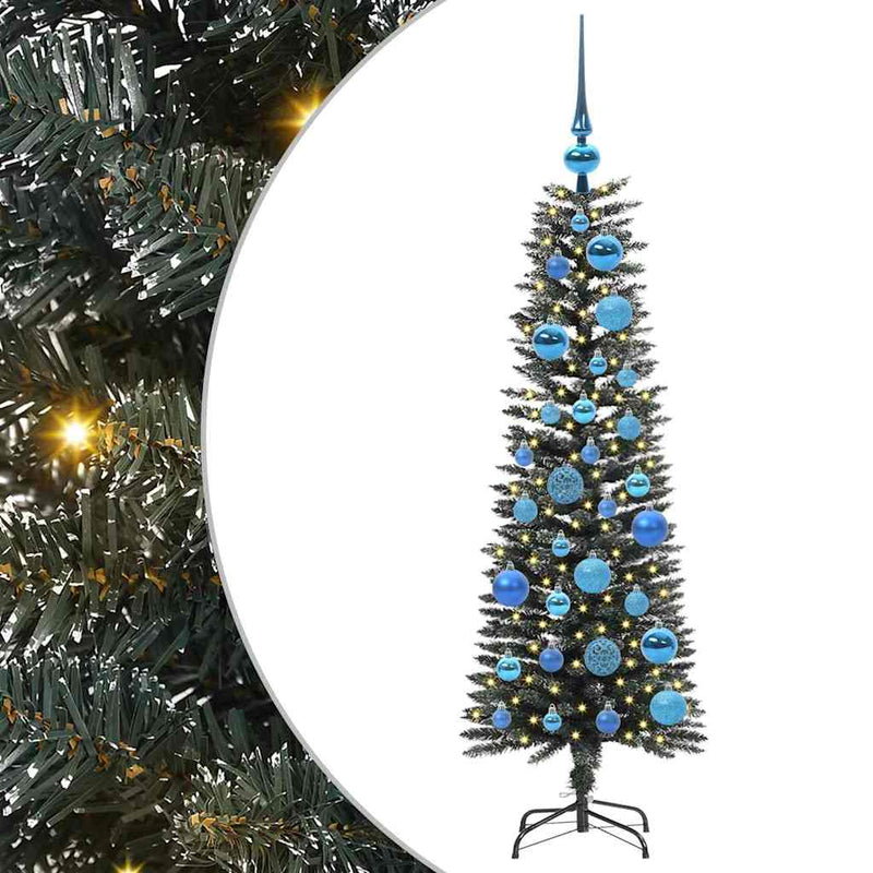 Load image into Gallery viewer, Vidaxl kunstkerstboom met 150 led groen 120 cm pvc en plastic en staal