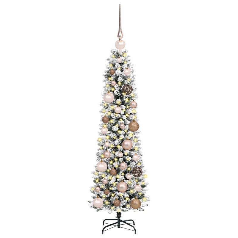 Load image into Gallery viewer, Vidaxl kunstkerstboom met 150 led wit 120 cm pvc en metaal en plastic