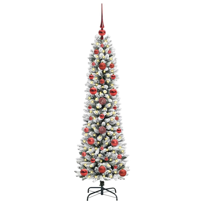 Load image into Gallery viewer, Vidaxl kunstkerstboom met 150 led wit 120 cm pvc en metaal en plastic