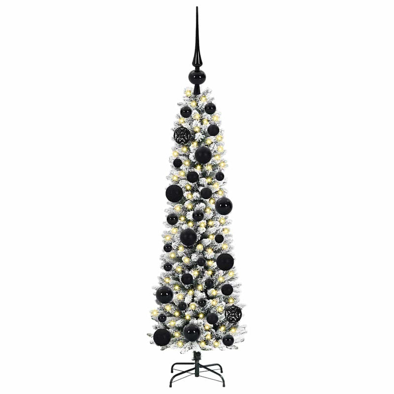 Load image into Gallery viewer, Vidaxl kunstkerstboom met 150 led wit 120 cm pvc en metaal en plastic