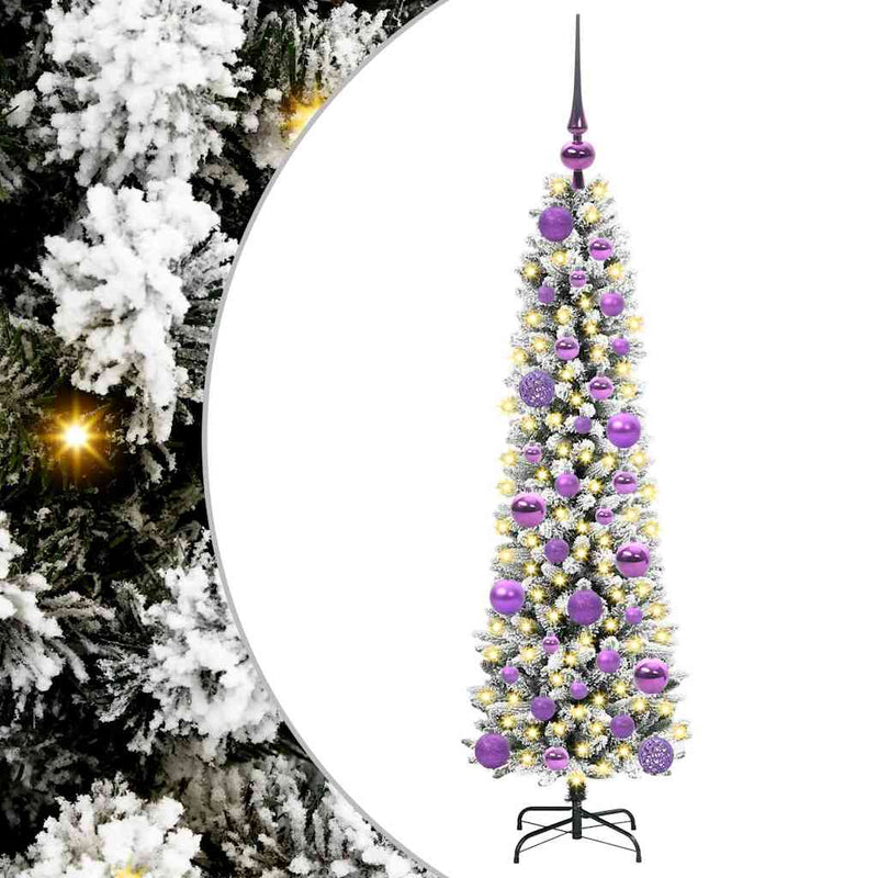 Load image into Gallery viewer, Vidaxl kunstkerstboom met 150 led wit 120 cm pvc en metaal en plastic