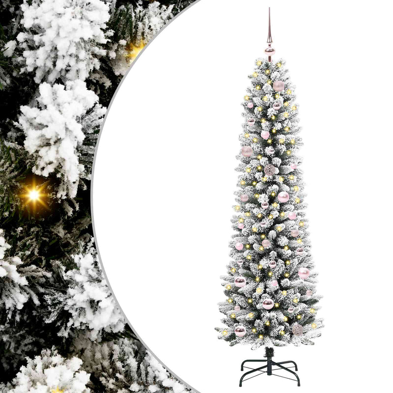 Load image into Gallery viewer, Vidaxl kunstkerstboom met 150 led wit 150 cm pvc en metaal en plastic