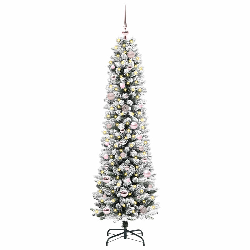 Load image into Gallery viewer, Vidaxl kunstkerstboom met 150 led wit 150 cm pvc en metaal en plastic