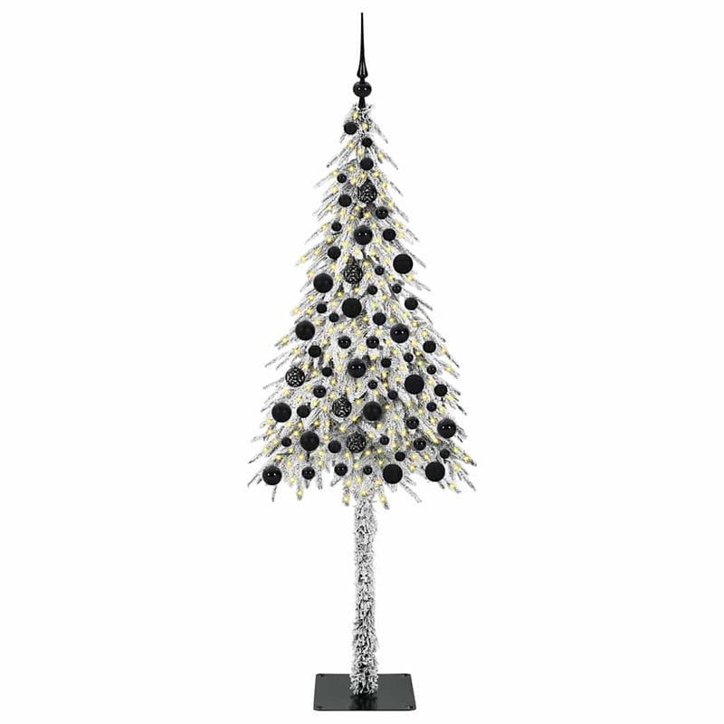 Load image into Gallery viewer, Vidaxl kerstboom met 300 led met standaard wit 180 cm pe en staal