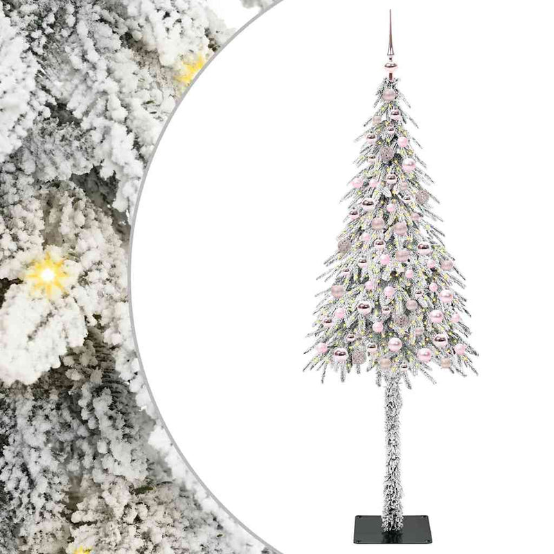 Load image into Gallery viewer, Vidaxl kerstboom met 300 led met standaard wit 210 cm pe en staal